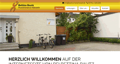 Desktop Screenshot of bautz-physiotherapie.de
